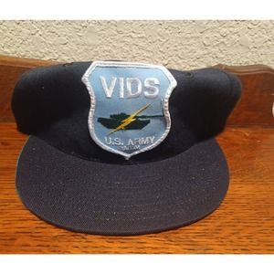 Vintage US ARMY TACOM VIDS Hat Cap With Patch